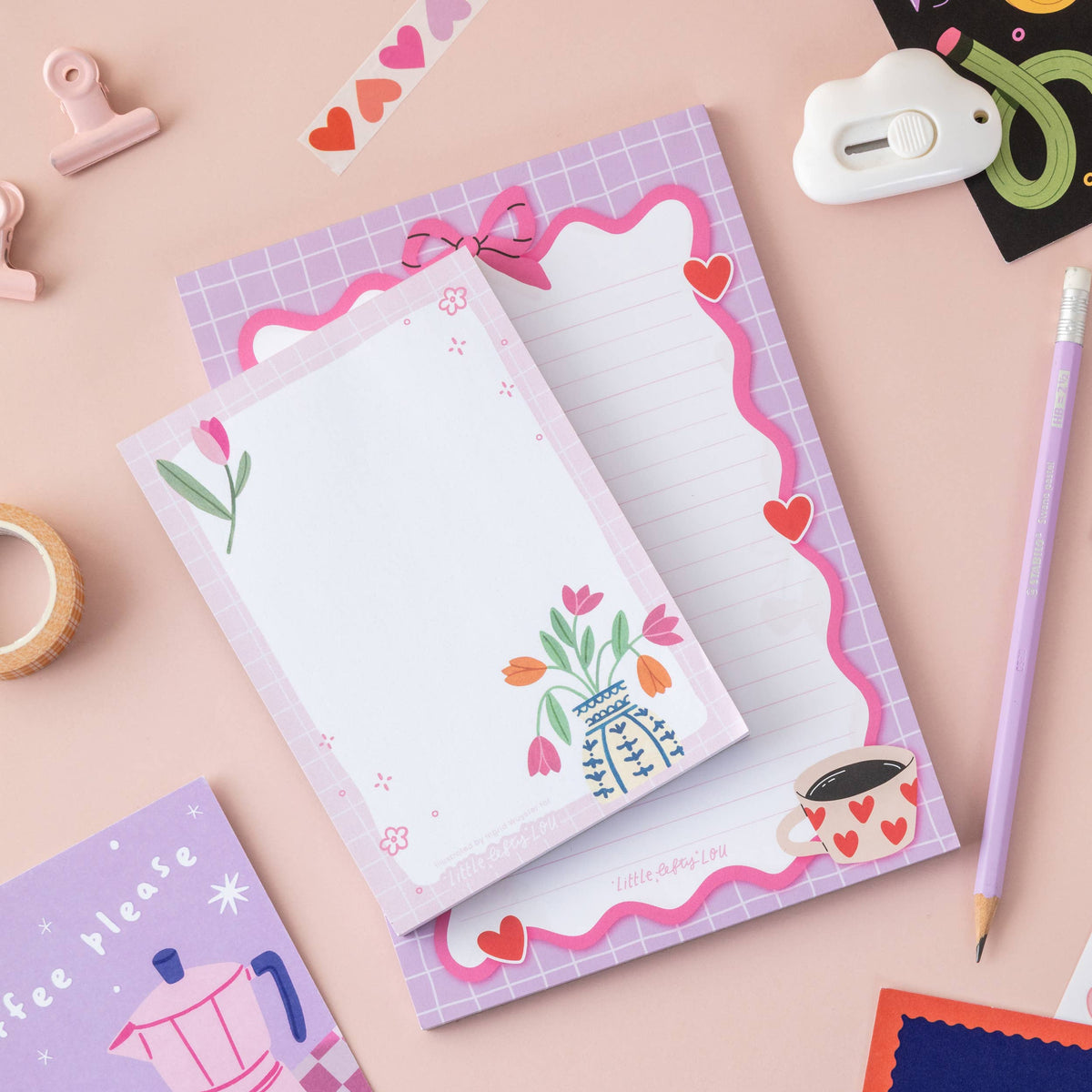 A6 Tulips Notepad