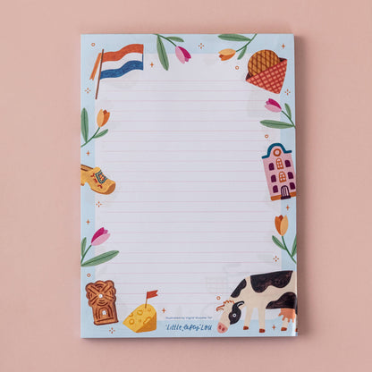 A5 Dutch Notepad Double Sided