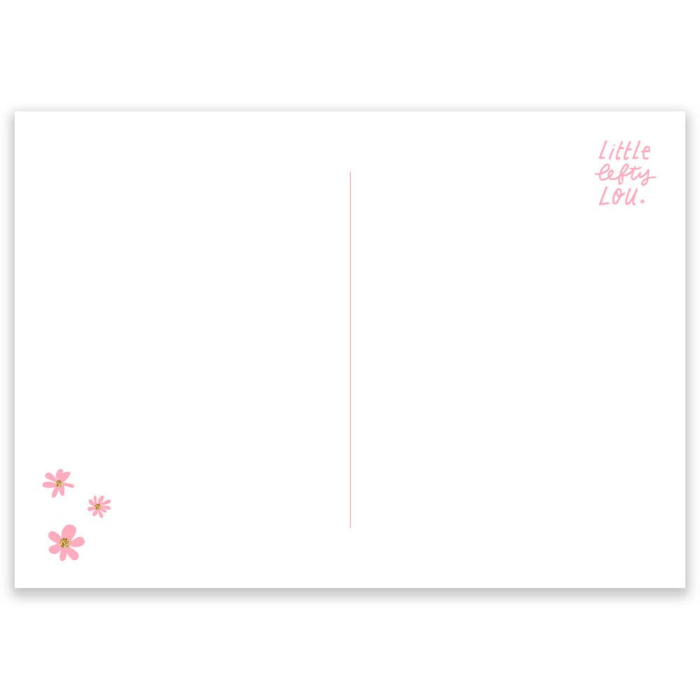 Let's Eat Cake Birthday Postcard