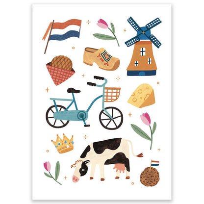 Dutch Highlights Postcard