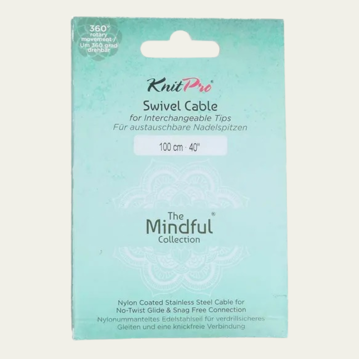 KnitPro Swivel 360° Verwis. kabel
