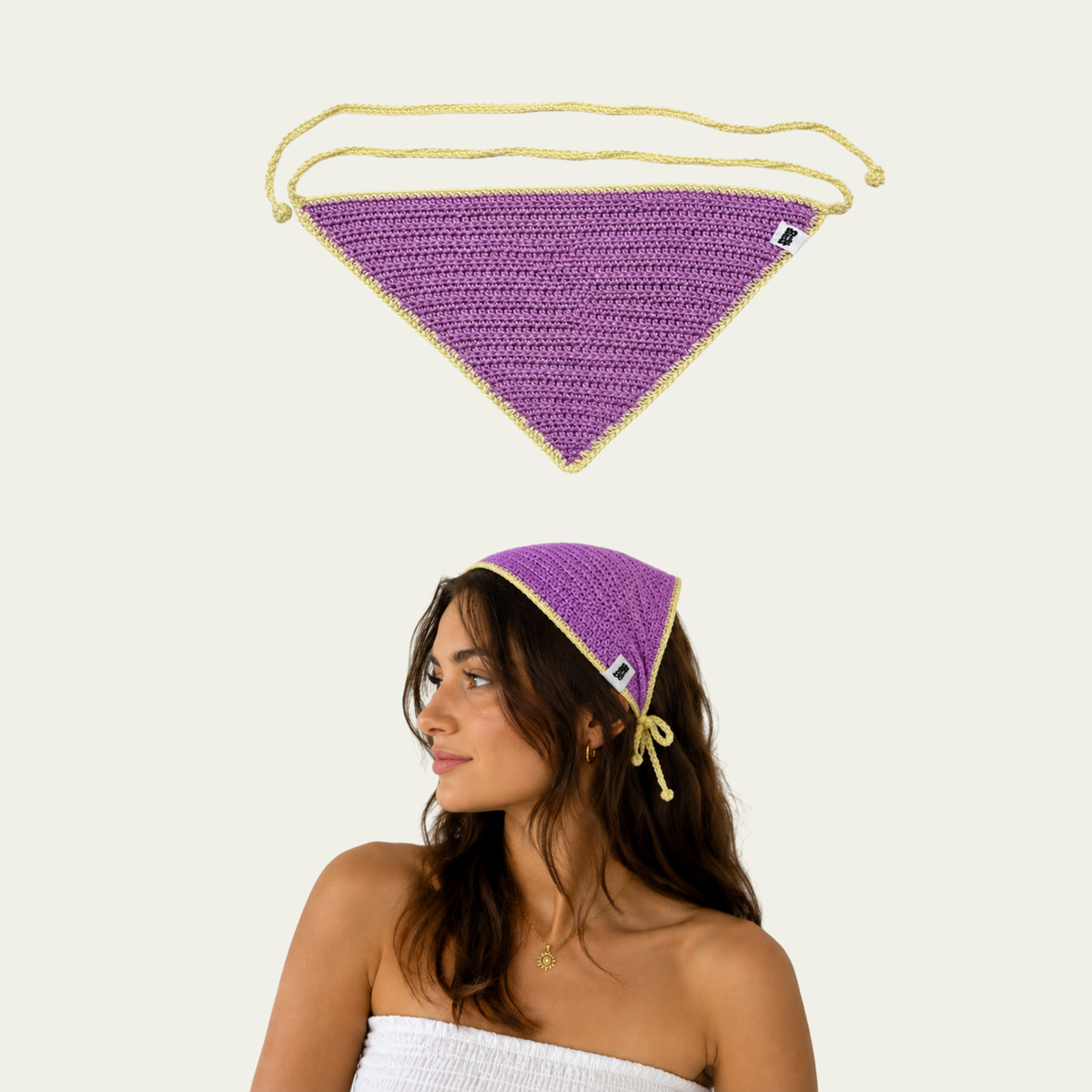 Crochet bandana
