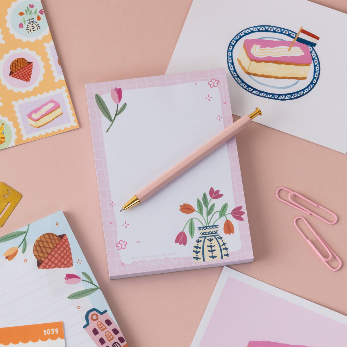 A6 Tulips Notepad