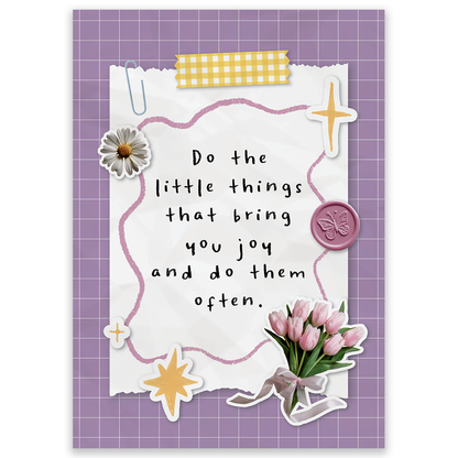 The Little Things Postcard