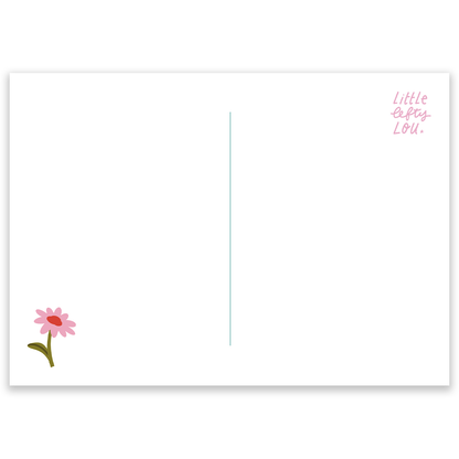 Whimsy Bouquet Postcard