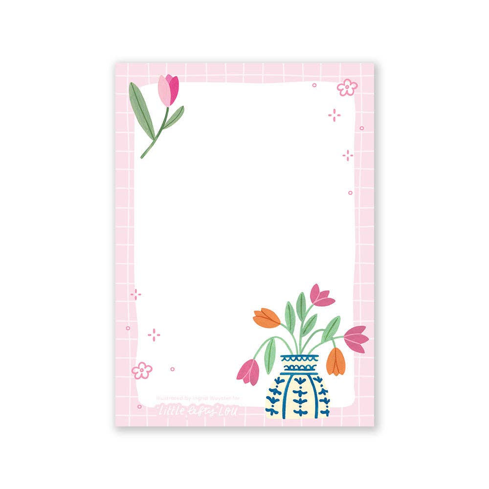 A6 Tulips Notepad