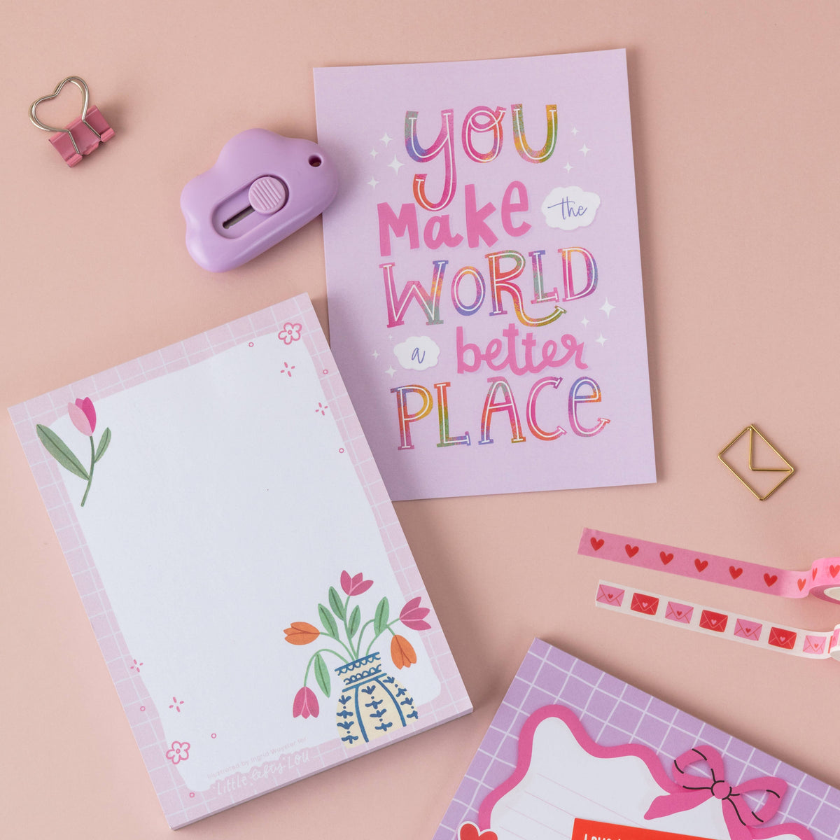A6 Tulips Notepad