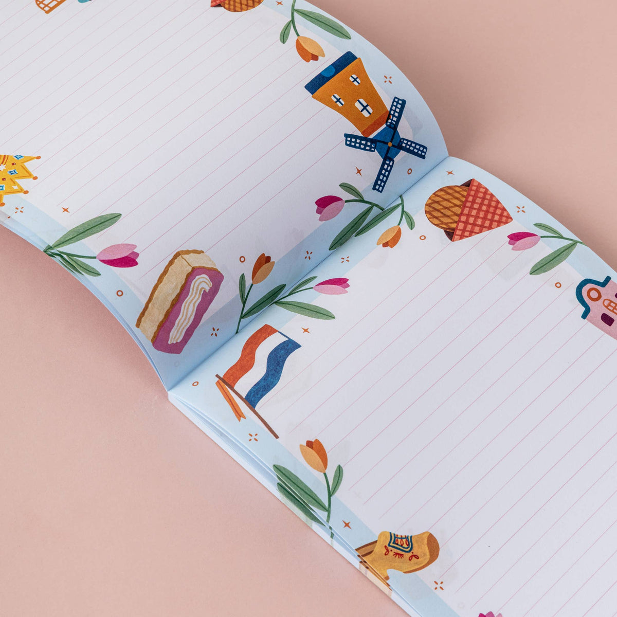 A5 Dutch Notepad Double Sided