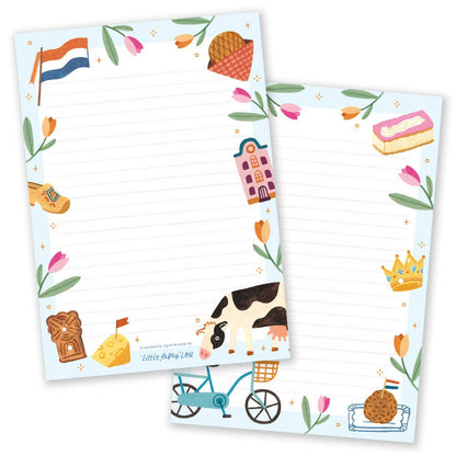 A5 Dutch Notepad Double Sided