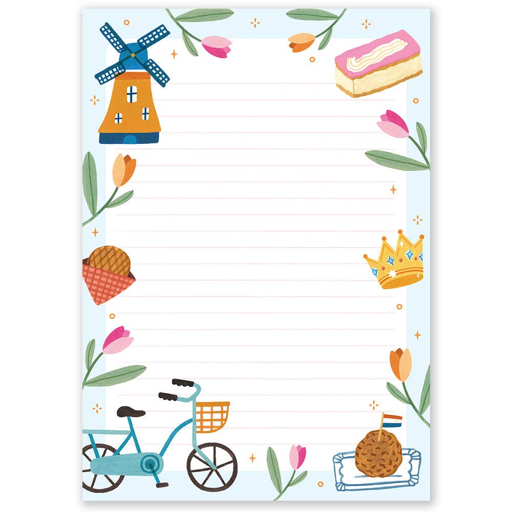 A5 Dutch Notepad Double Sided