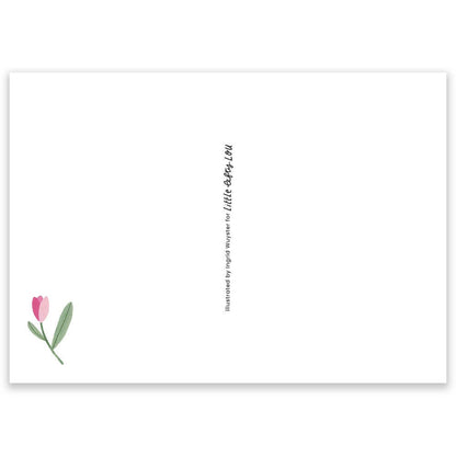 Pink Tompouce Plate Postcard